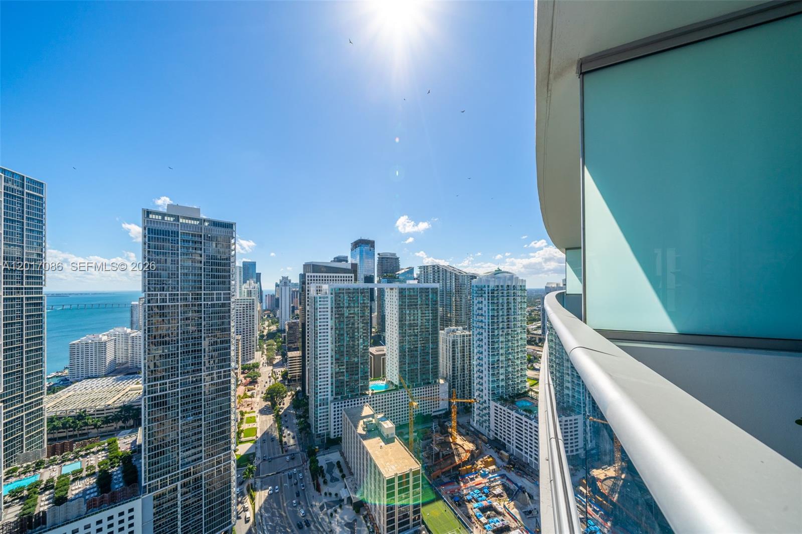 200 Biscayne Blvd Way, Unit 4308 Miami, FL 33131 - Photo 30 of 31 a view of balcony with city view