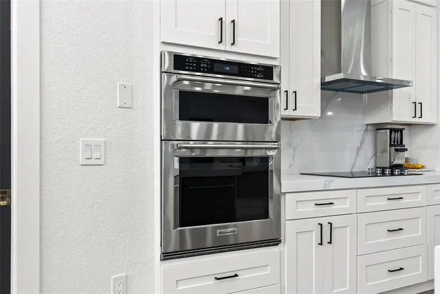 a view of an outdoor space and swimming pool