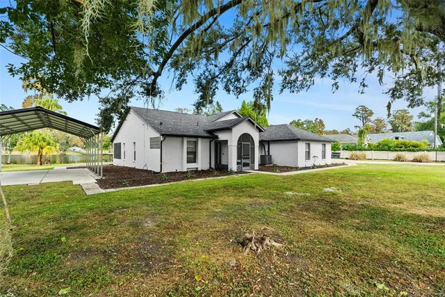 a view of an outdoor space and a lake view