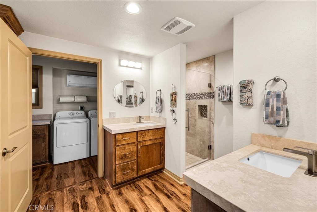 4565 Rock Corral Road Johnson Valley, CA 92285 - Photo 27 of 75 a bathroom with a sink and mirror