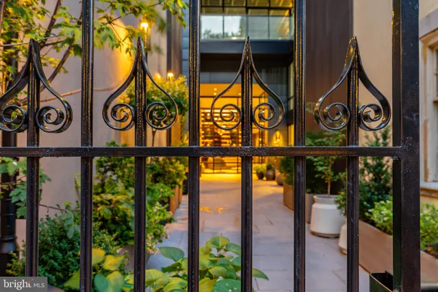 a view of a corridor