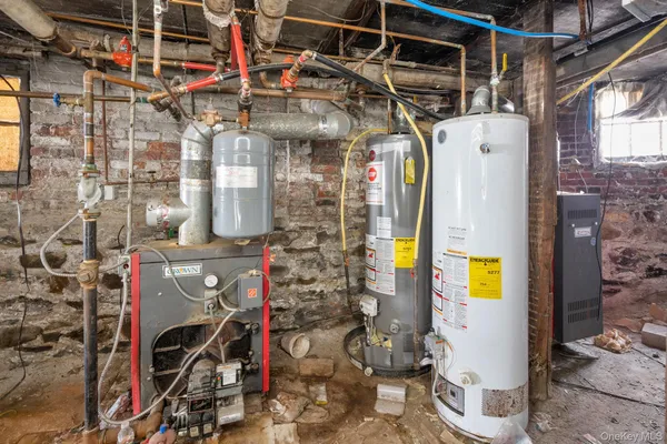 a view of storage and utility room