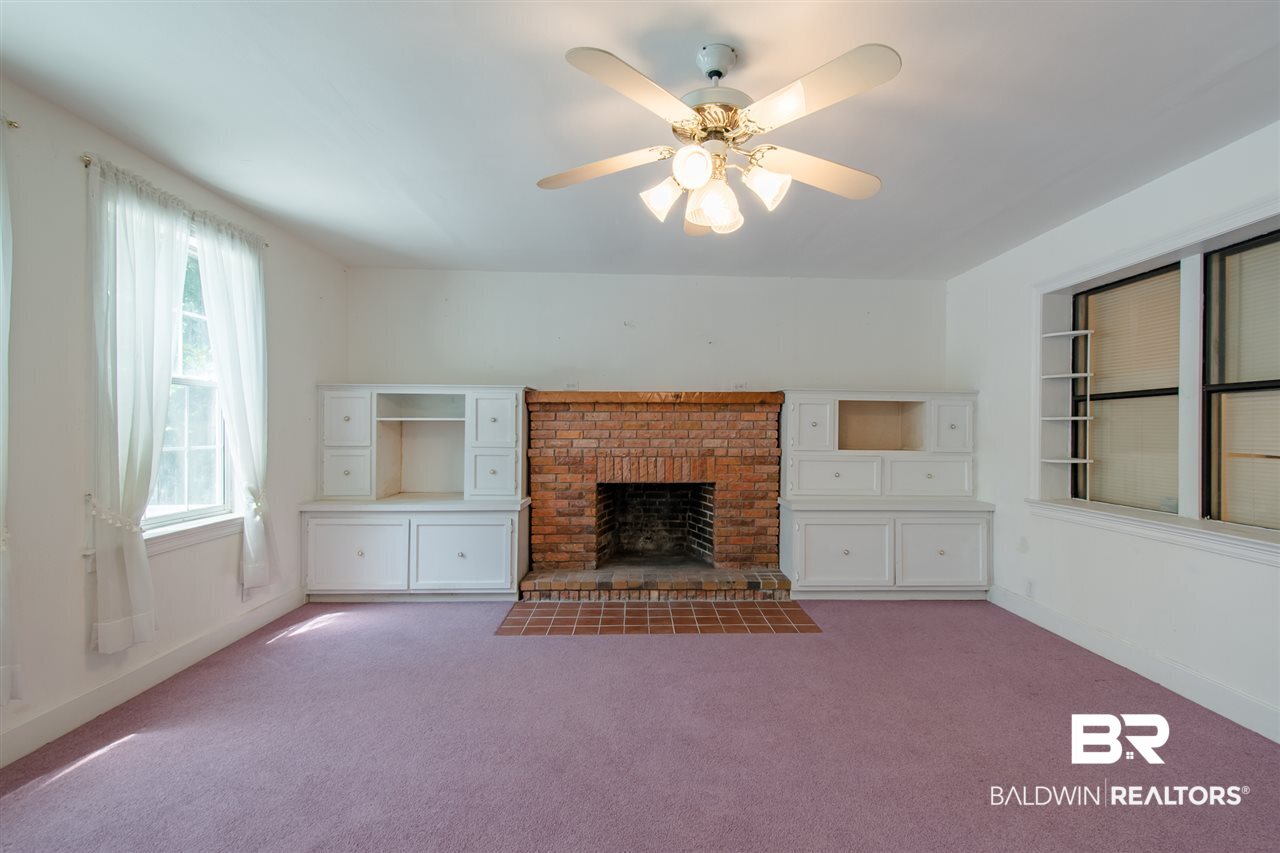 19253 North East River Road Silverhill, AL 36576 - Photo 14 of 49 Wood Burning Fireplace