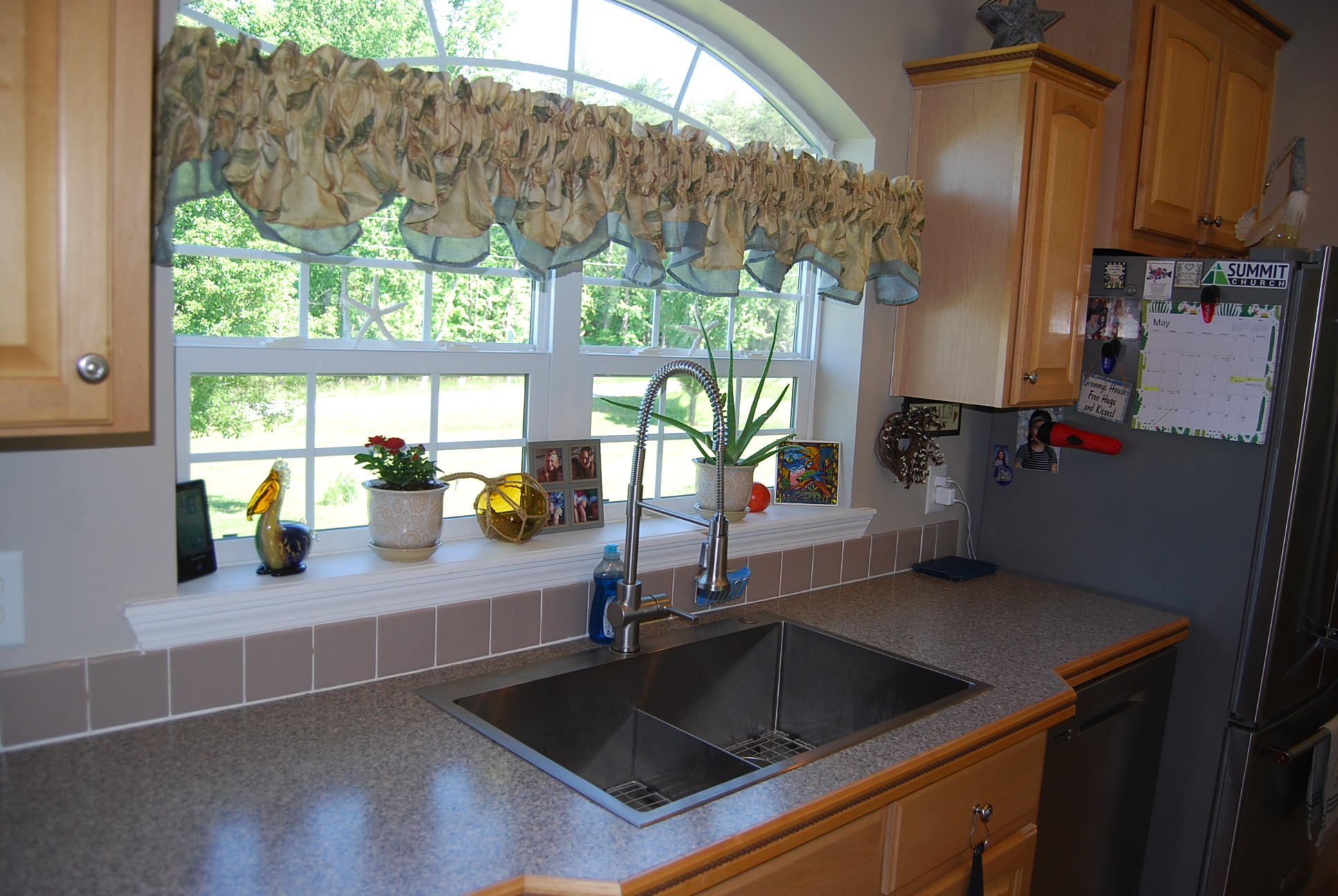 2342 Dillards Hill Road Union Hall, VA 24176 - Photo 32 of 51 a kitchen with a sink and a large window