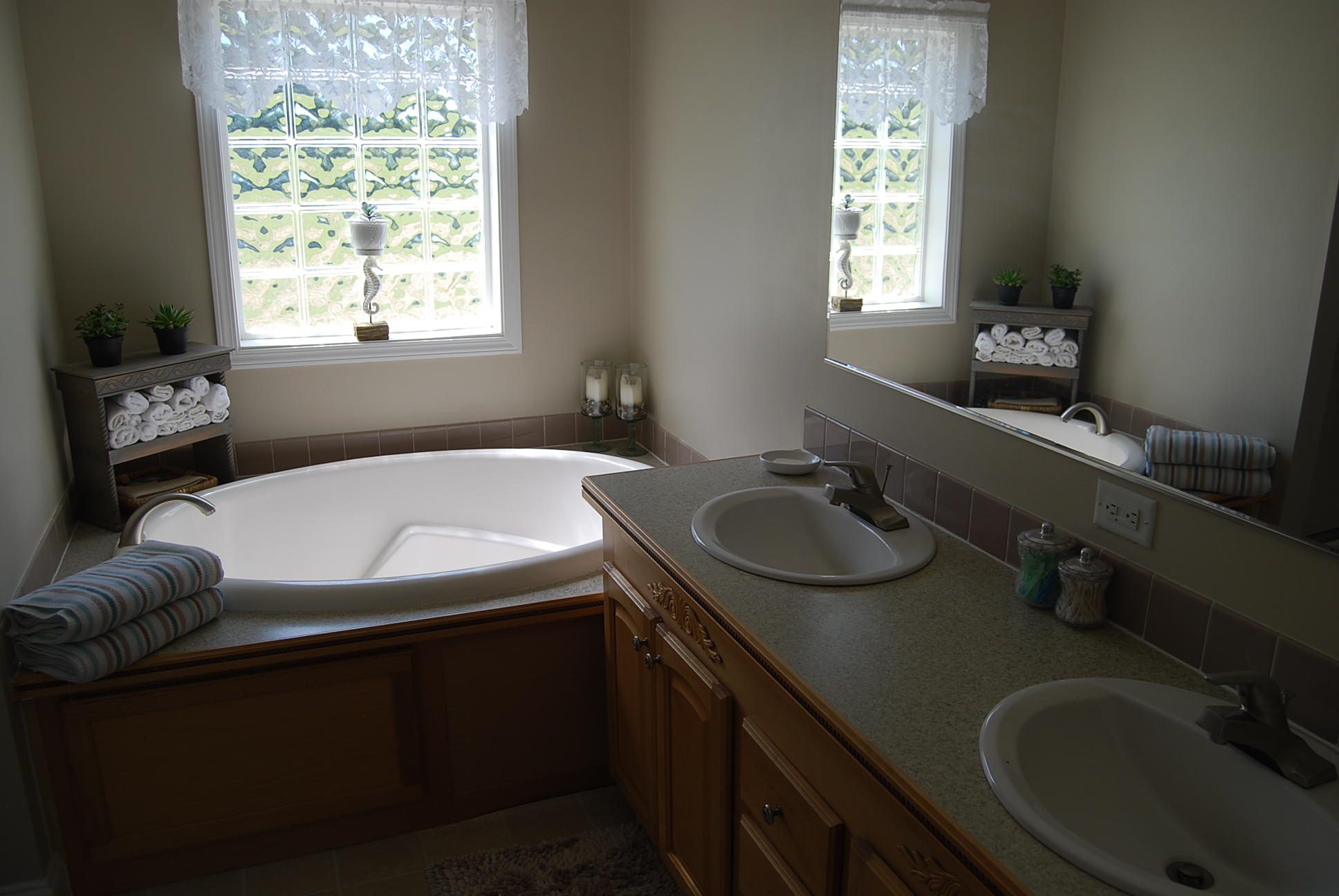 2342 Dillards Hill Road Union Hall, VA 24176 - Photo 49 of 51 a bathroom with a sink and a bathtub