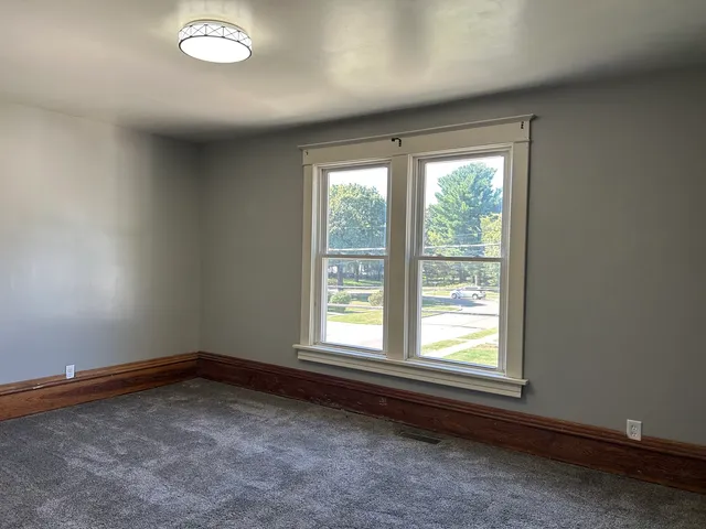 a view of an empty room