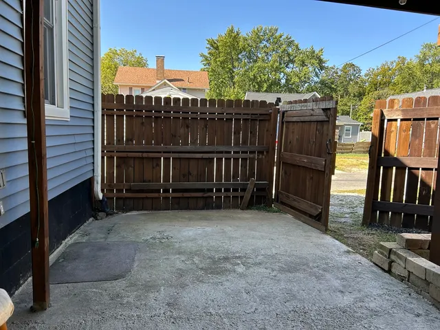 a view of an entryway door
