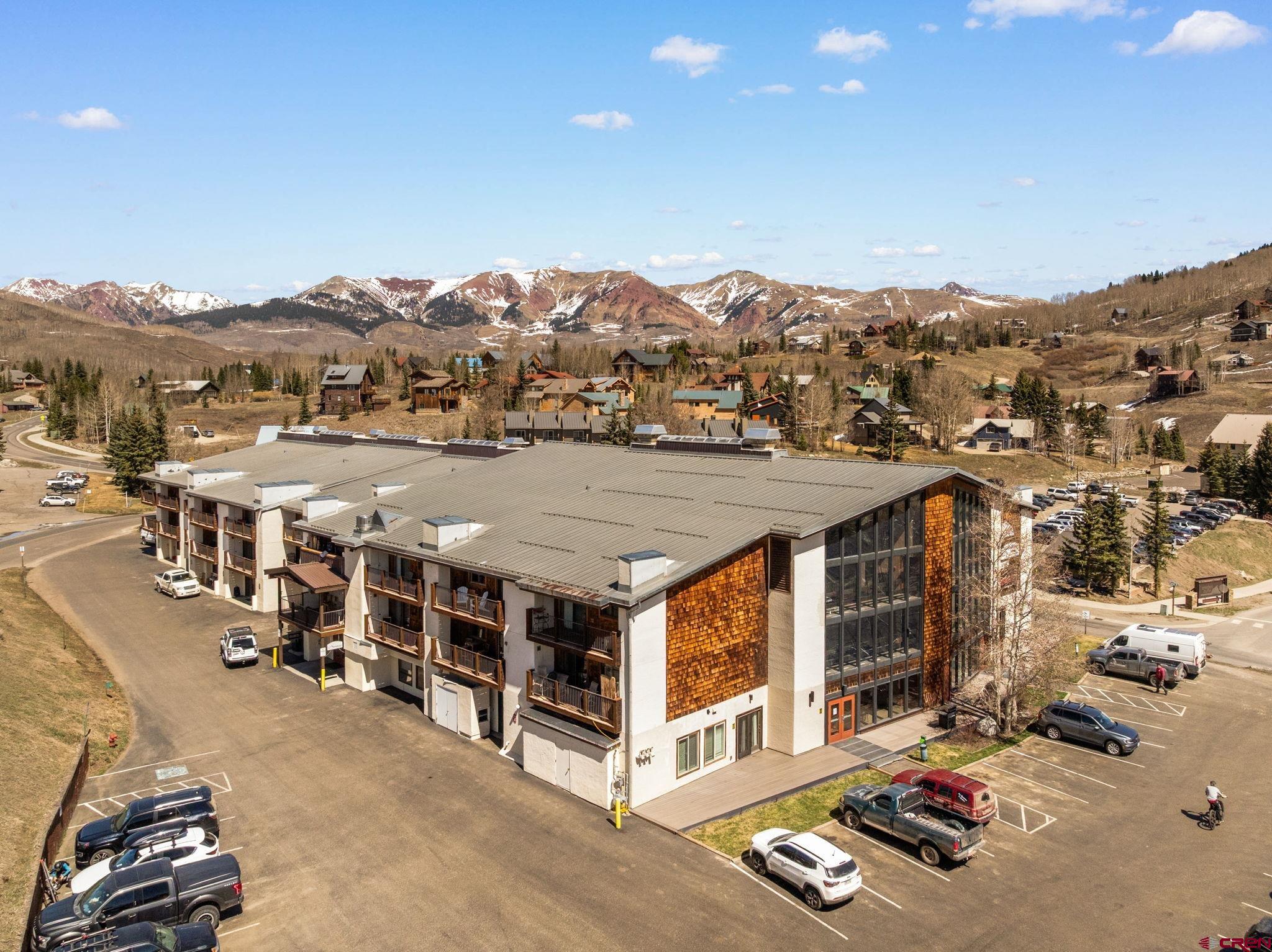 701 Gothic Road, Unit 143 Crested Butte, CO 81225 - Photo 24 of 30 an aerial view of a houses