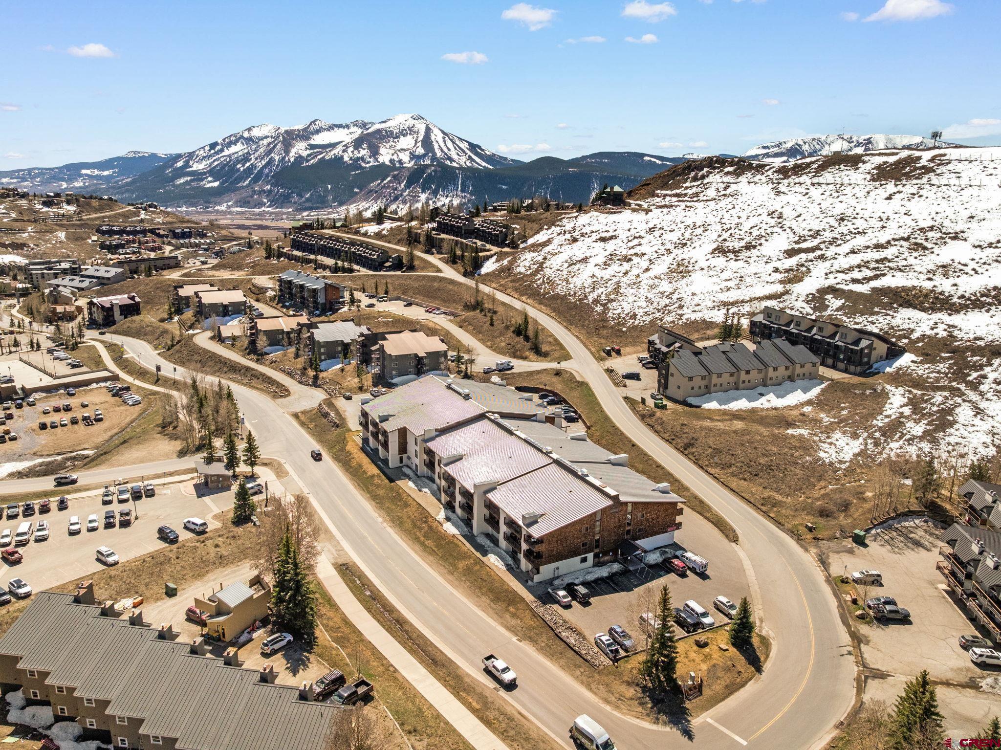 701 Gothic Road, Unit 143 Crested Butte, CO 81225 - Photo 27 of 30 an aerial view of residential houses with outdoor space