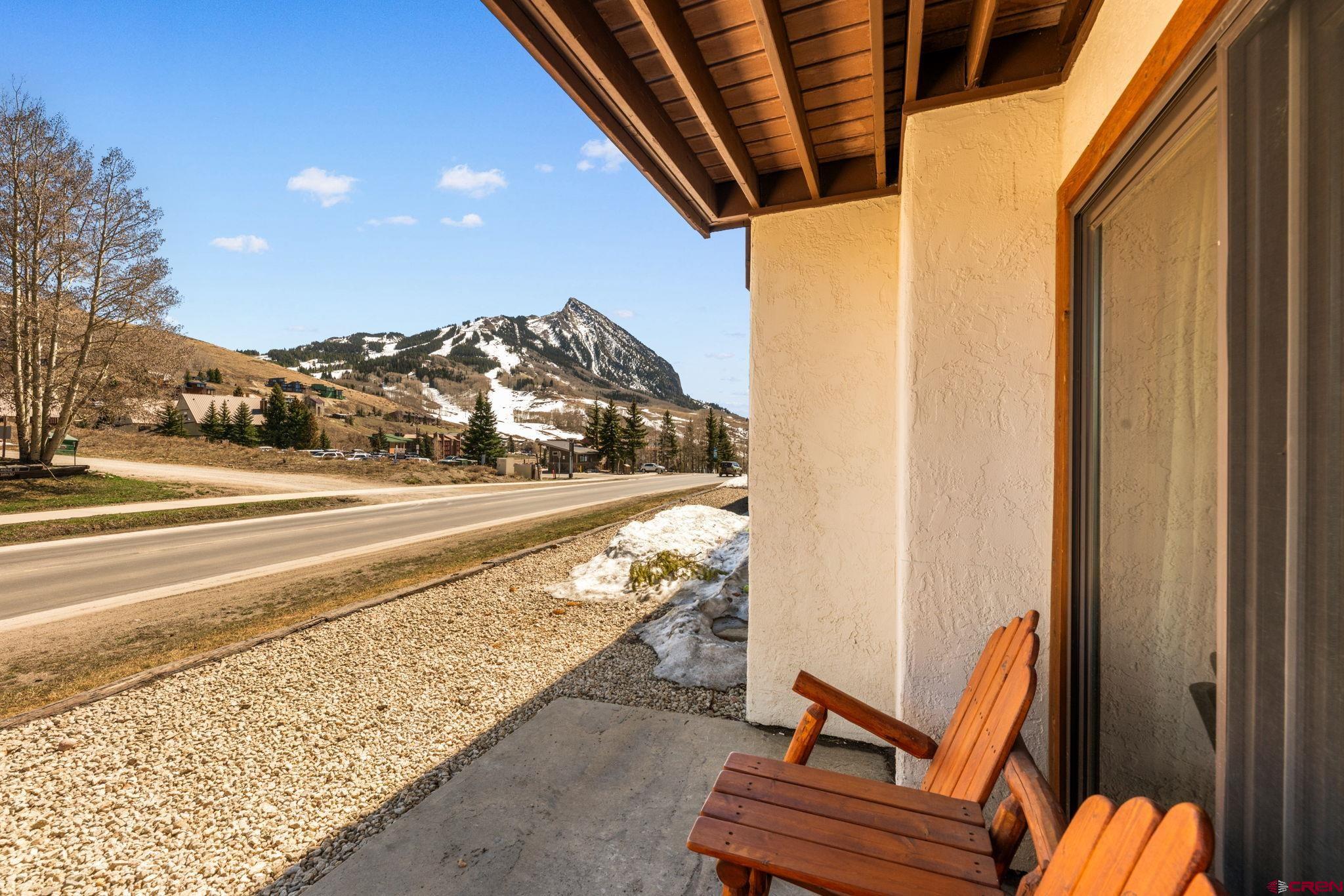 701 Gothic Road, Unit 143 Crested Butte, CO 81225 - Photo 5 of 30 a view of balcony with furniture