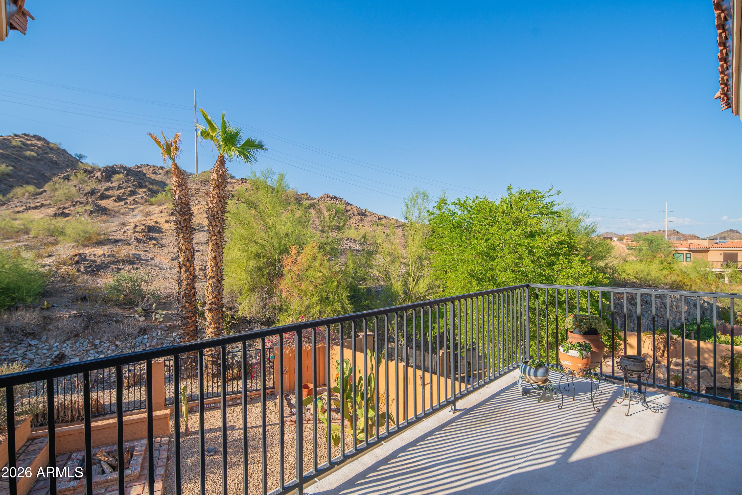 1054 East Shangri La Road Phoenix, AZ 85020 - Photo 18 of 37 Primary Bedroom Balcony