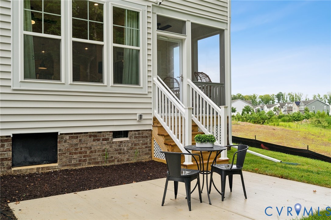 18771 Palisades Ridge Moseley, VA 23120 - Photo 21 of 35 Optional Screen Porch & Patio.