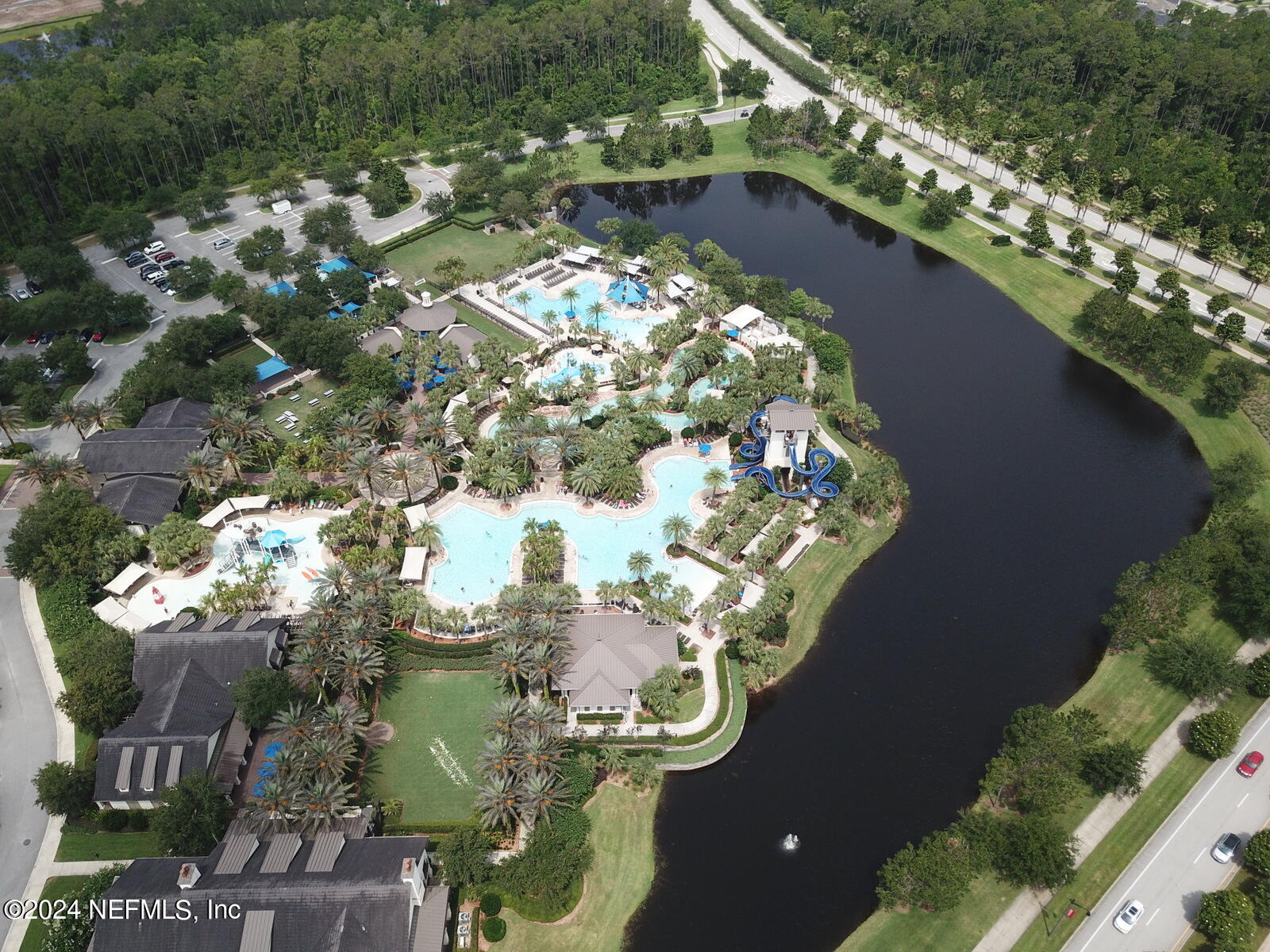 566 Shell Ridge Lane Ponte Vedra, FL 32081 - Photo 15 of 27 Aerial Splash Water Park