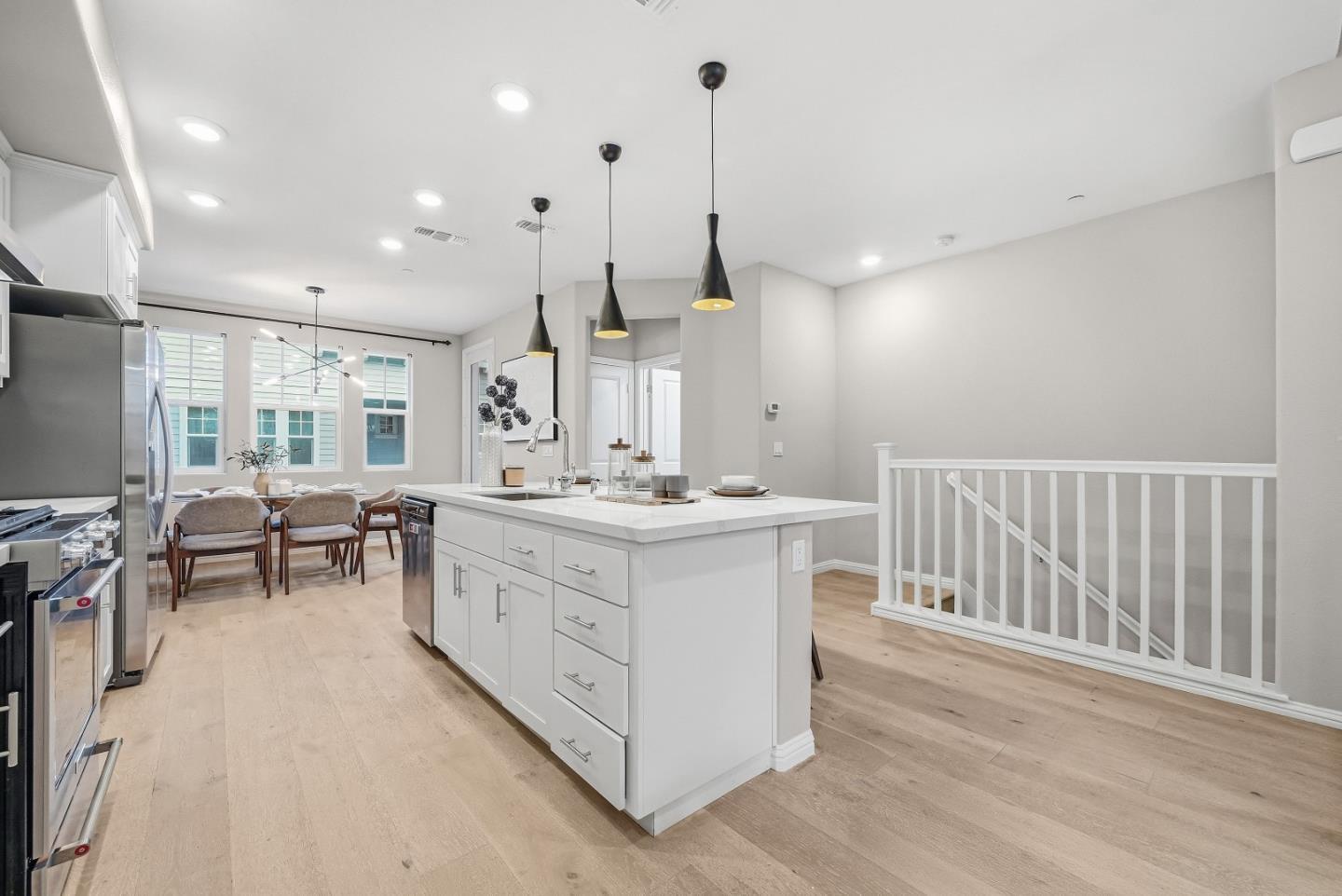 346 Circuit Way Mountain View, CA 94043 - Photo 11 of 65 a kitchen with counter top space and a wooden floor
