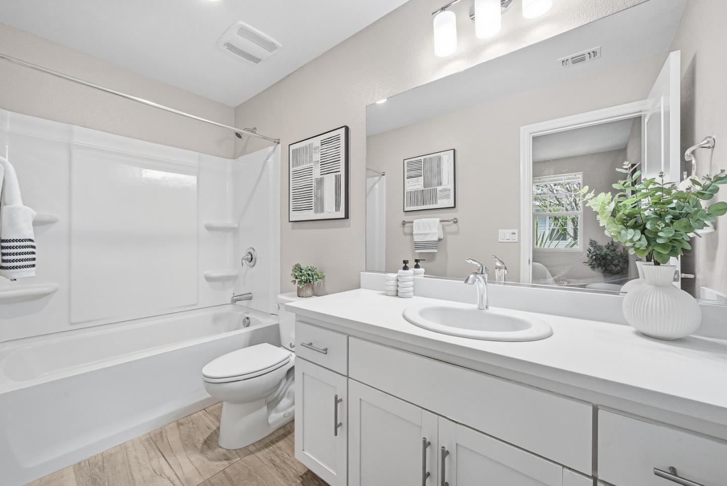 346 Circuit Way Mountain View, CA 94043 - Photo 26 of 65 a bathroom with a sink a toilet and shower