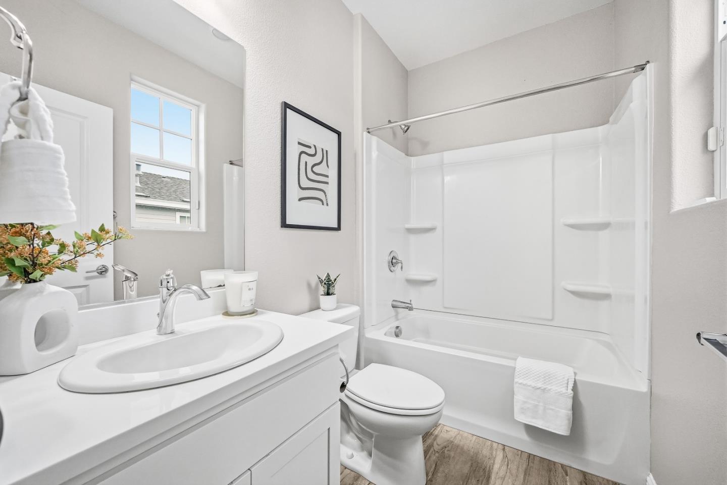 346 Circuit Way Mountain View, CA 94043 - Photo 28 of 65 a bathroom with a sink toilet and shower