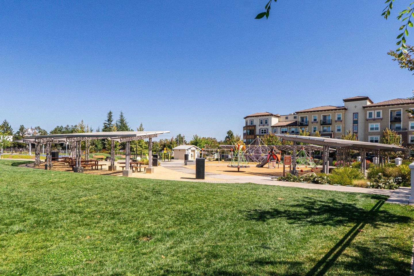 346 Circuit Way Mountain View, CA 94043 - Photo 43 of 65 a view of a city with lawn chairs and large trees