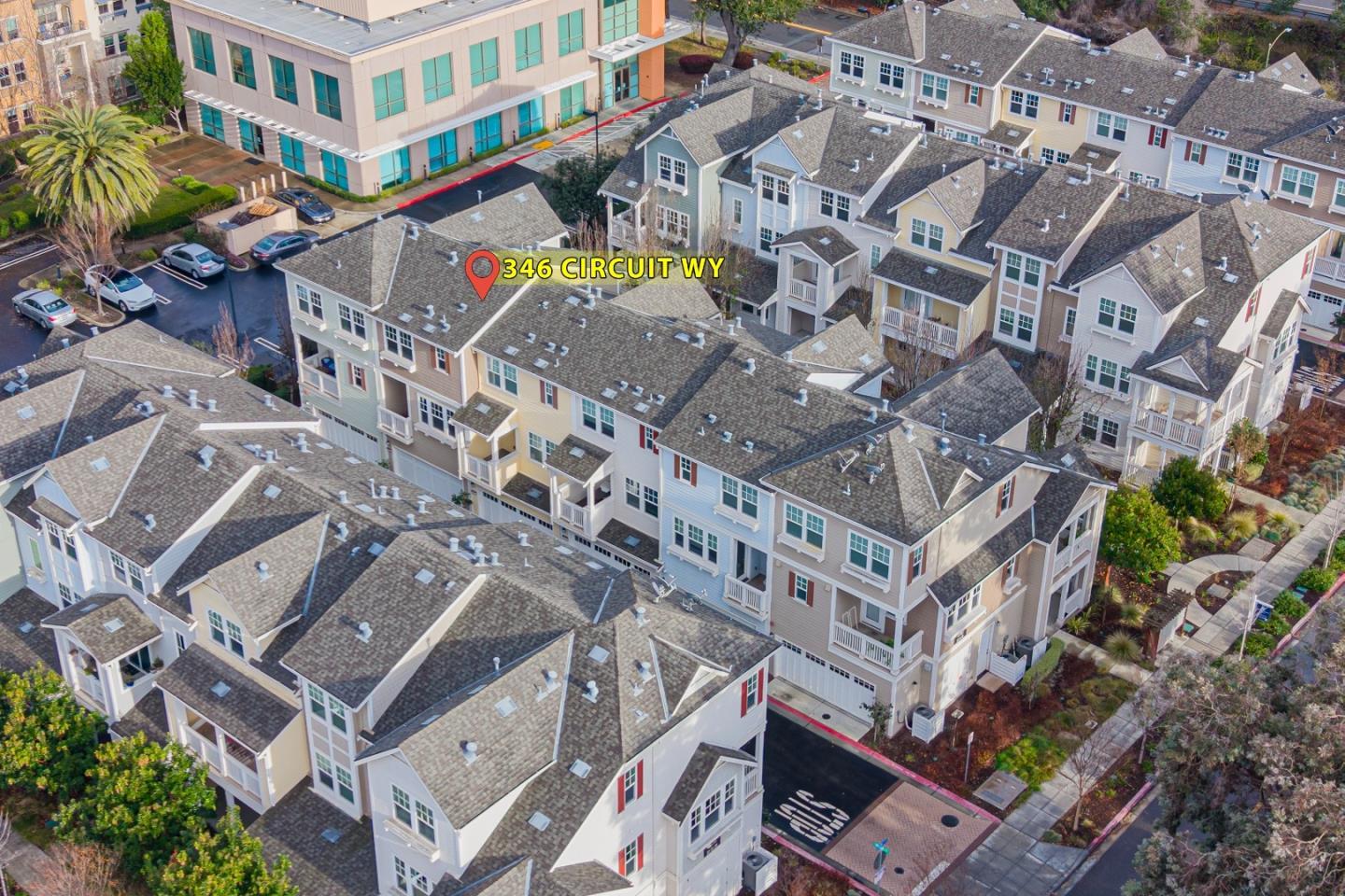 346 Circuit Way Mountain View, CA 94043 - Photo 60 of 65 an aerial view of a building