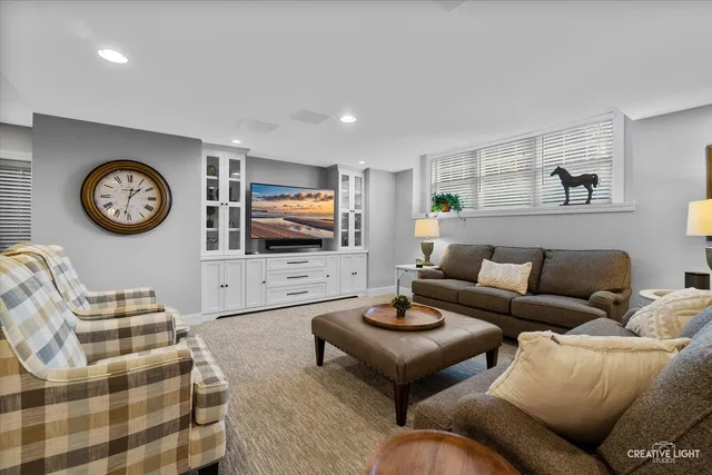 a view of kitchen with granite countertop cabinets and outdoor view