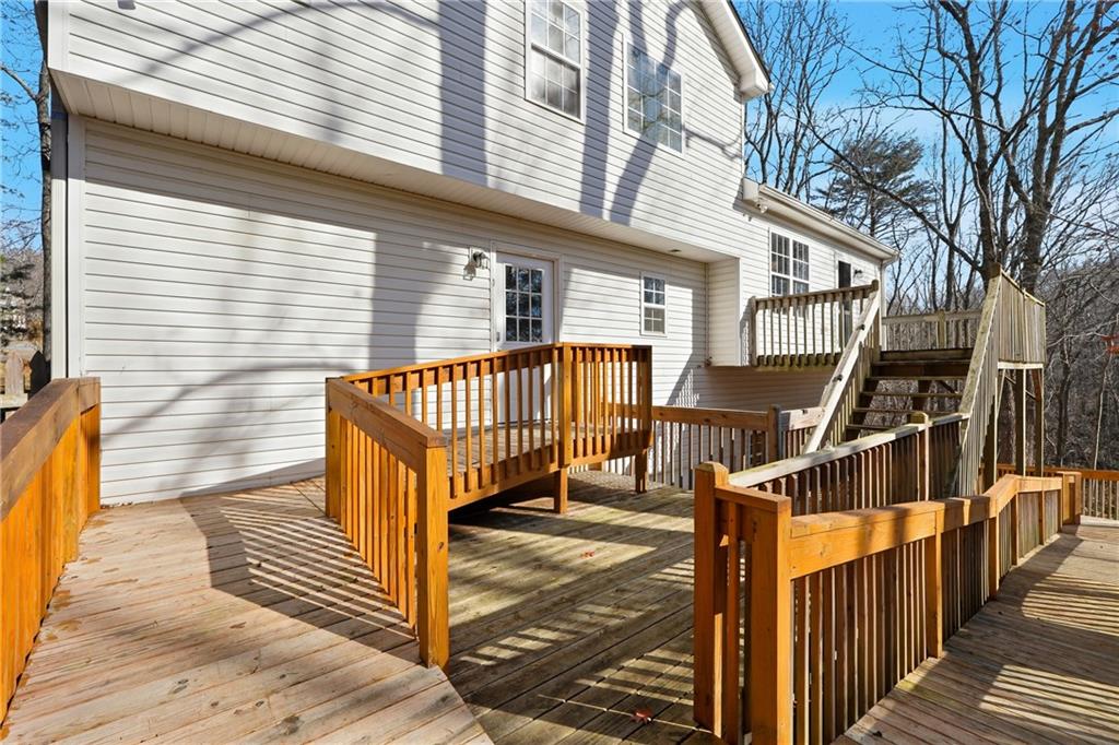 186 Franklin Court Jasper, GA 30143 - Photo 24 of 30 a view of stairs and wooden deck