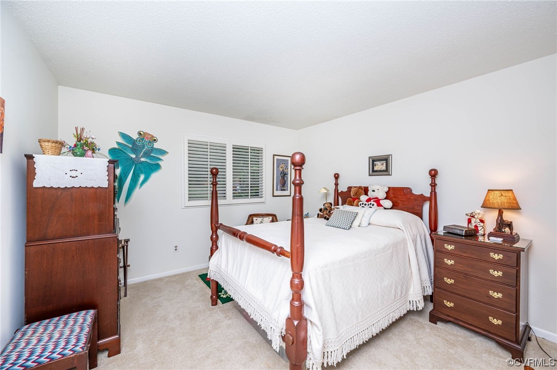 1719 Foxfire Circle Henrico, VA 23238 - Photo 7 of 24 a bed room with a bed and a potted plant