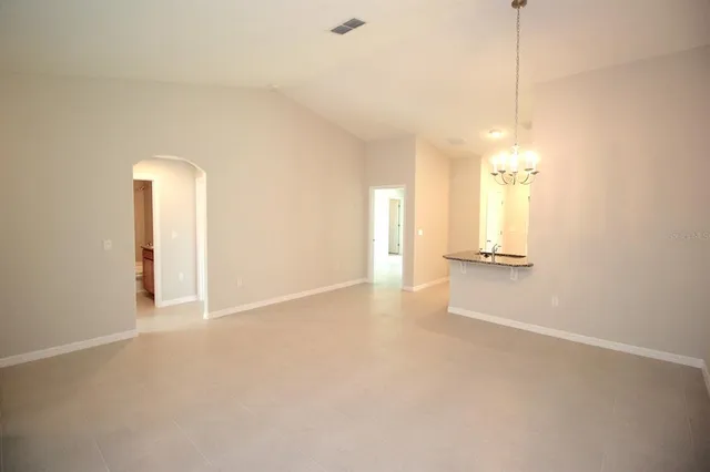 a view of a room with window