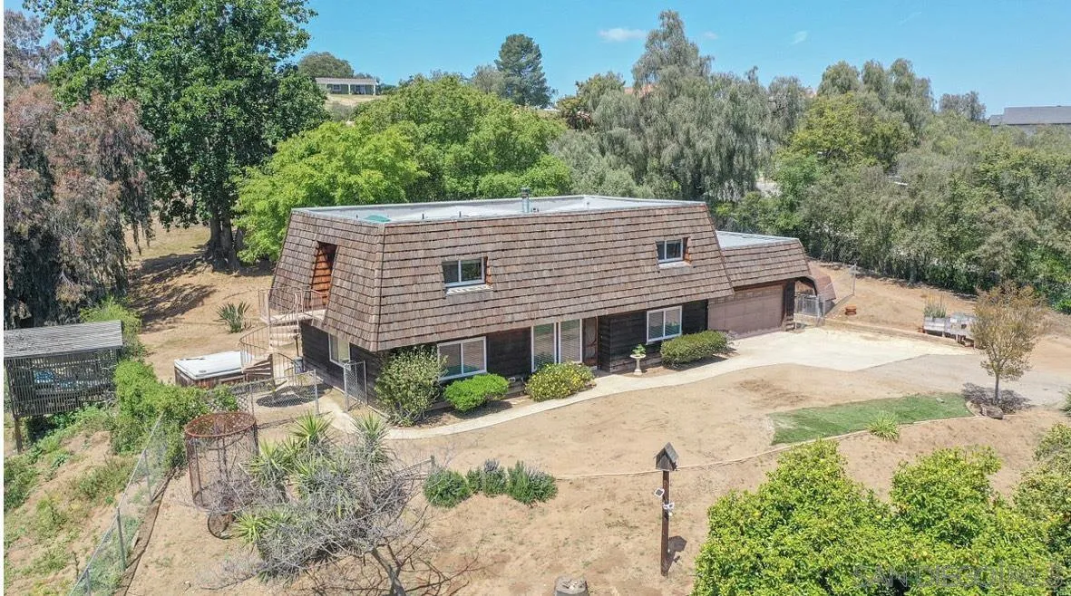 2328 Grace Lane Alpine, CA 91901 - Photo 6 of 27 a aerial view of a house with a yard and potted plants
