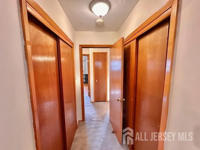 a bedroom with a bed and furniture