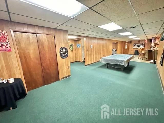 a view of an outdoor space with seating area