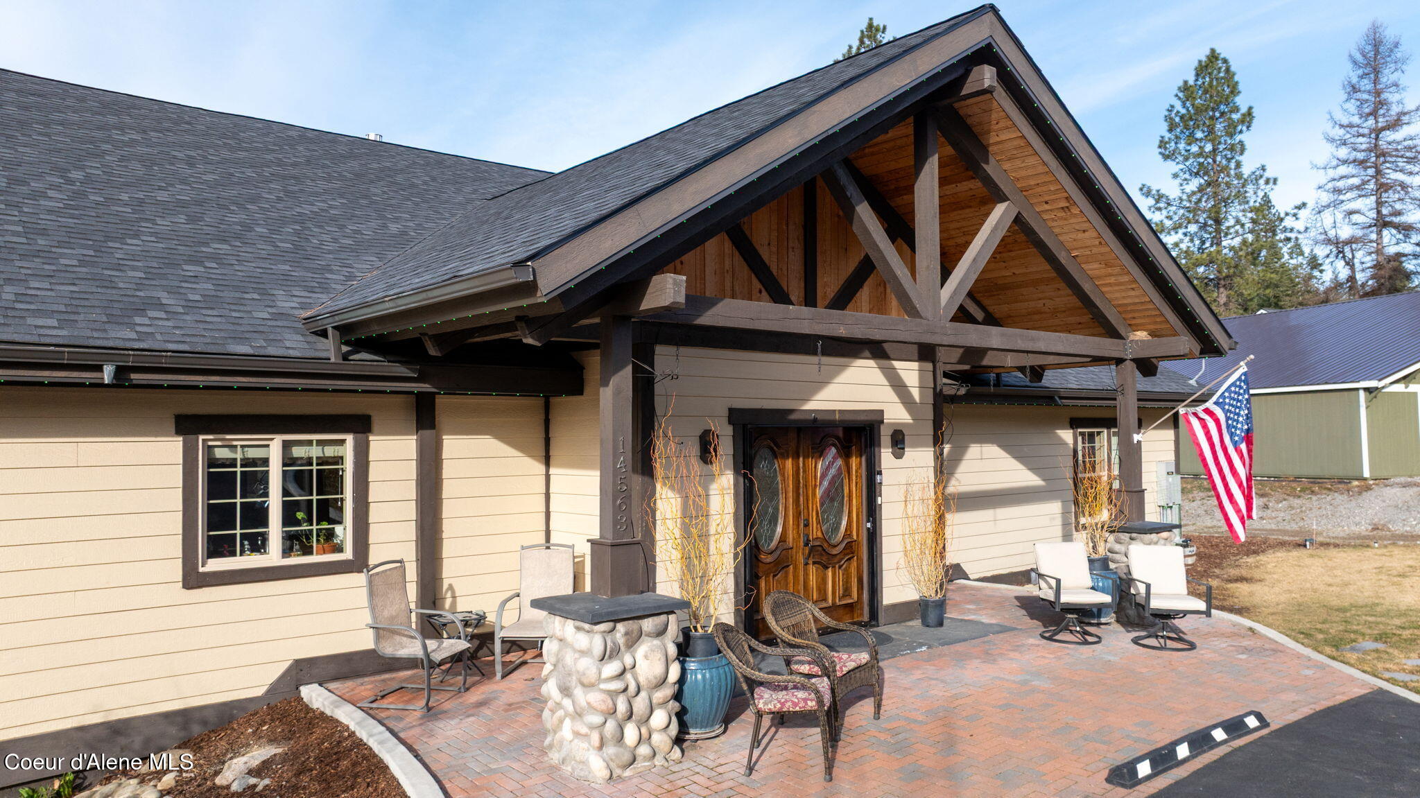 14563 North Saddle Ridge Road Rathdrum, ID 83858 - Photo 9 of 60 Covered Front Entry