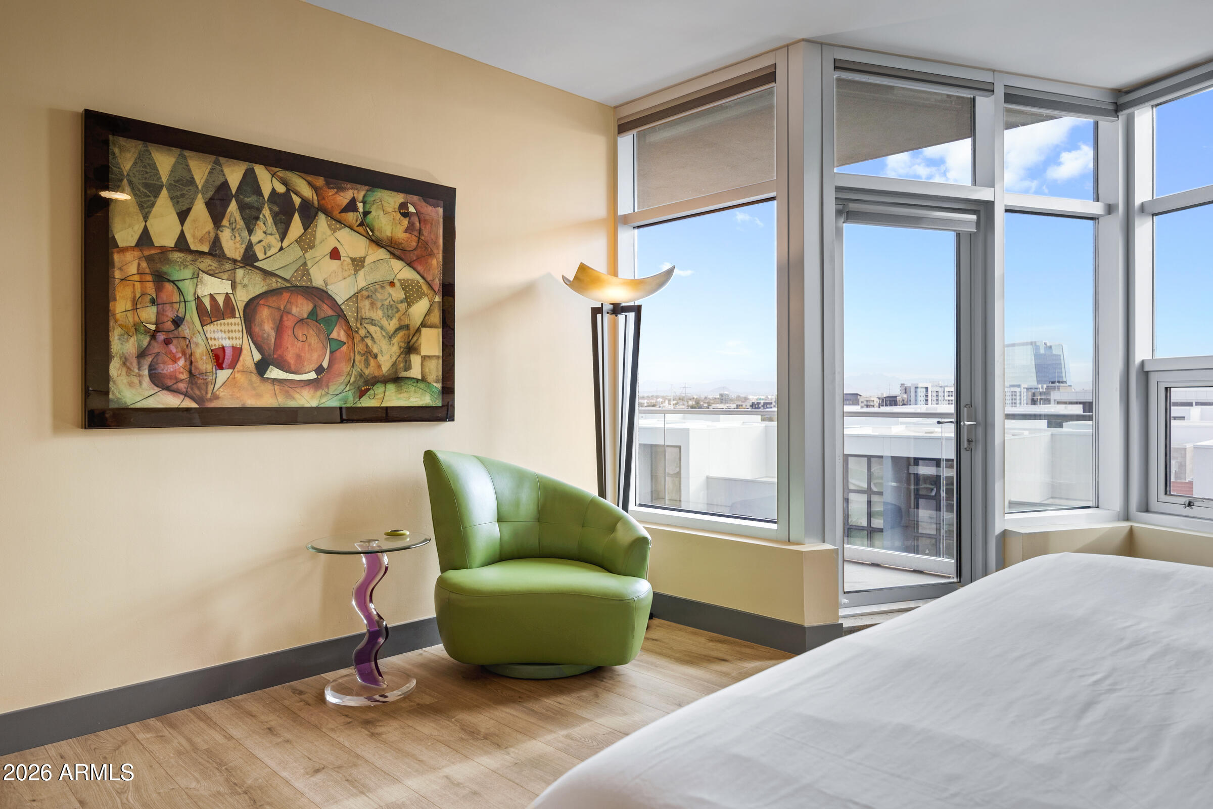 140 East Rio Salado Parkway, Unit 610 Tempe, AZ 85281 - Photo 10 of 57 a bedroom with furniture and a window