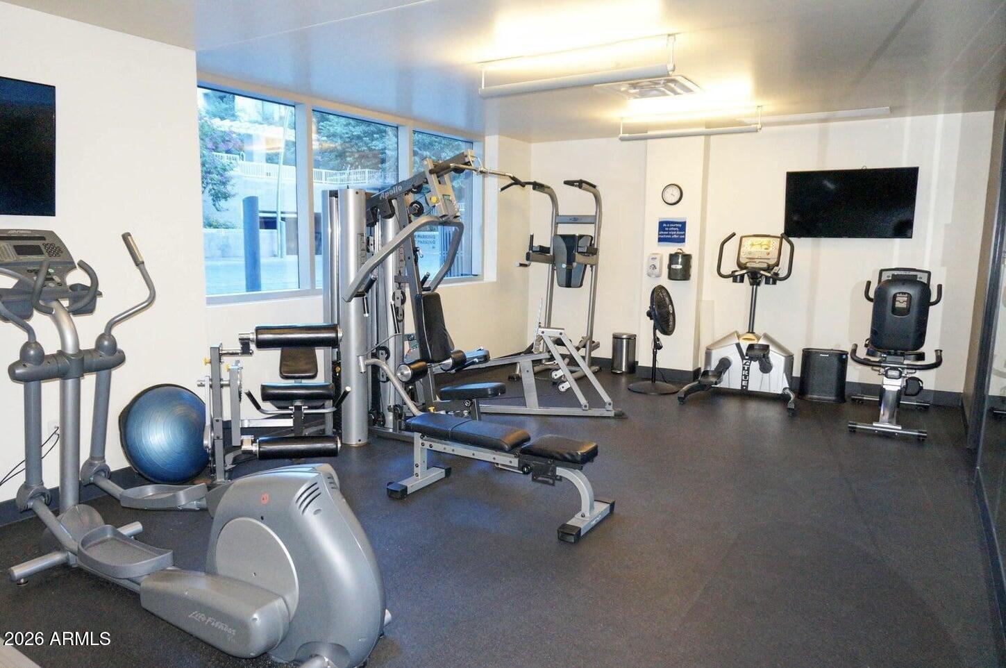 140 East Rio Salado Parkway, Unit 610 Tempe, AZ 85281 - Photo 53 of 57 a view of a room with gym equipment