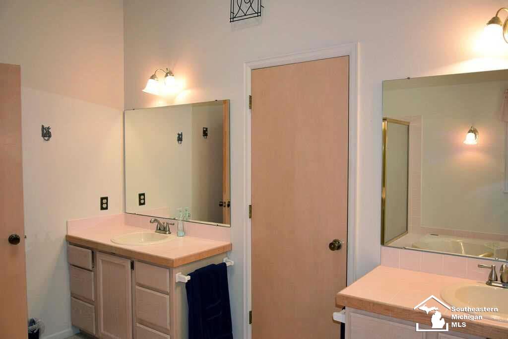 7378 Creeksbend Road Lambertville, MI 48144 - Photo 15 of 25 Master Bath W/Double Sink