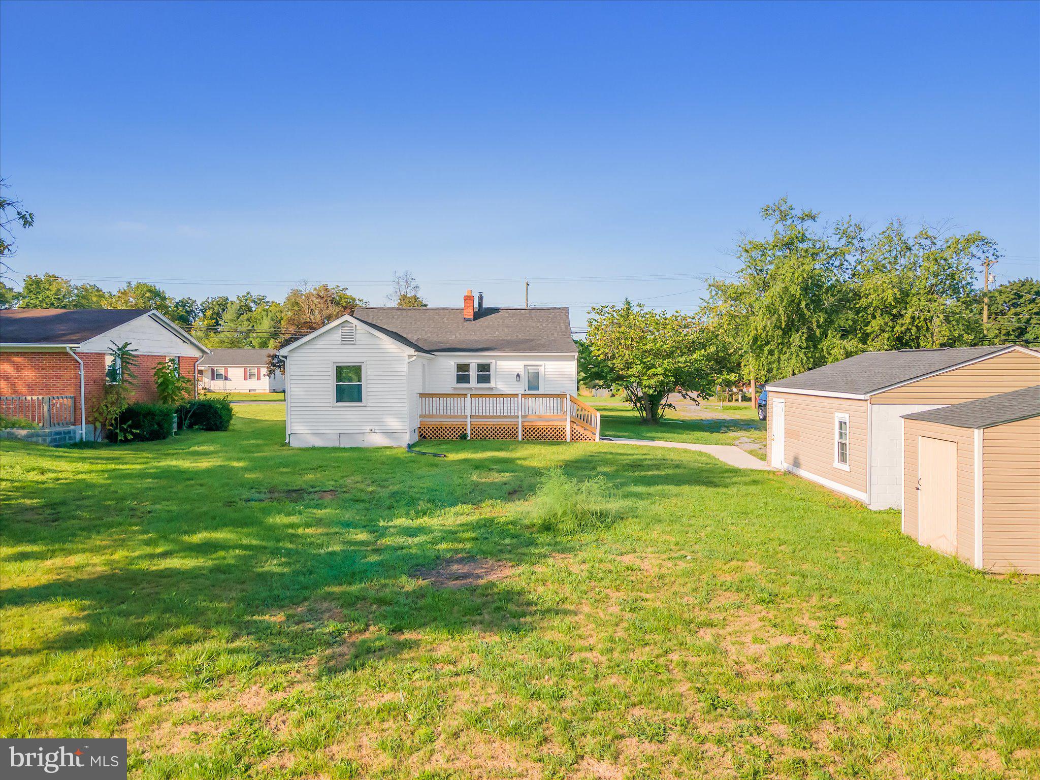 787 Jordan Springs Road Stephenson, VA 22656 - Photo 35 of 39 REAR YARD, GARAGE AND SHED WITH 2 AREAS