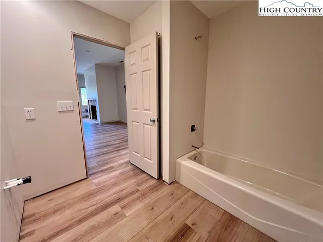 a view of outdoor space with lots of trees