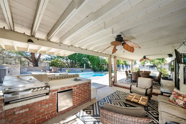 a outdoor space with patio lots of furniture