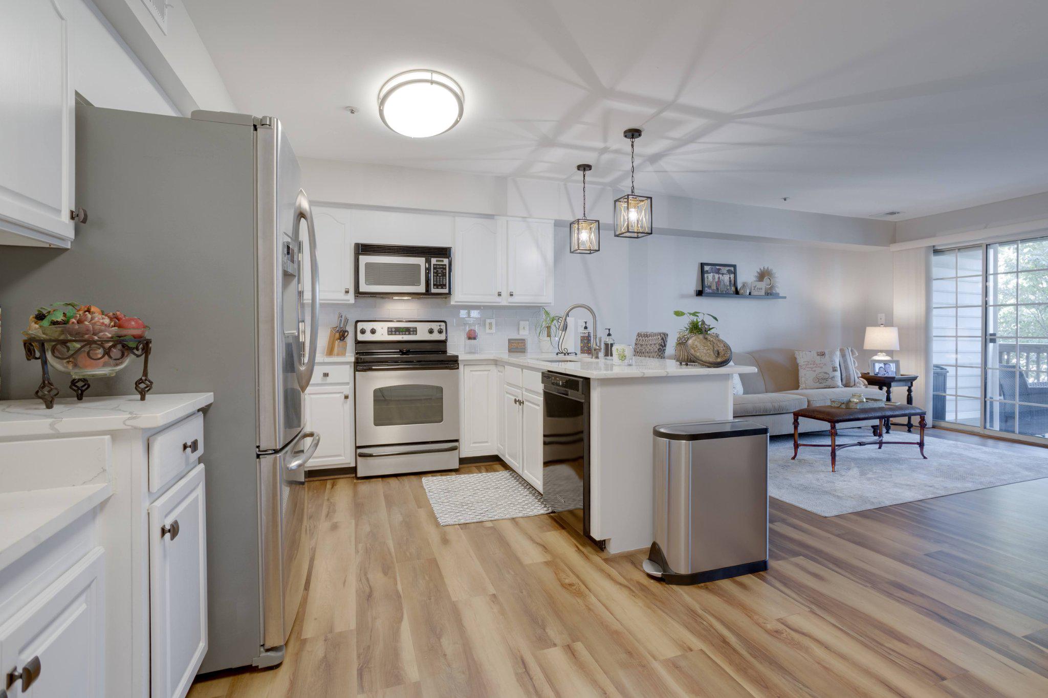 403 Fortress Way, Unit 403 Occoquan, VA 22125 - Photo 6 of 66 Modern updated kitchen with open layout.