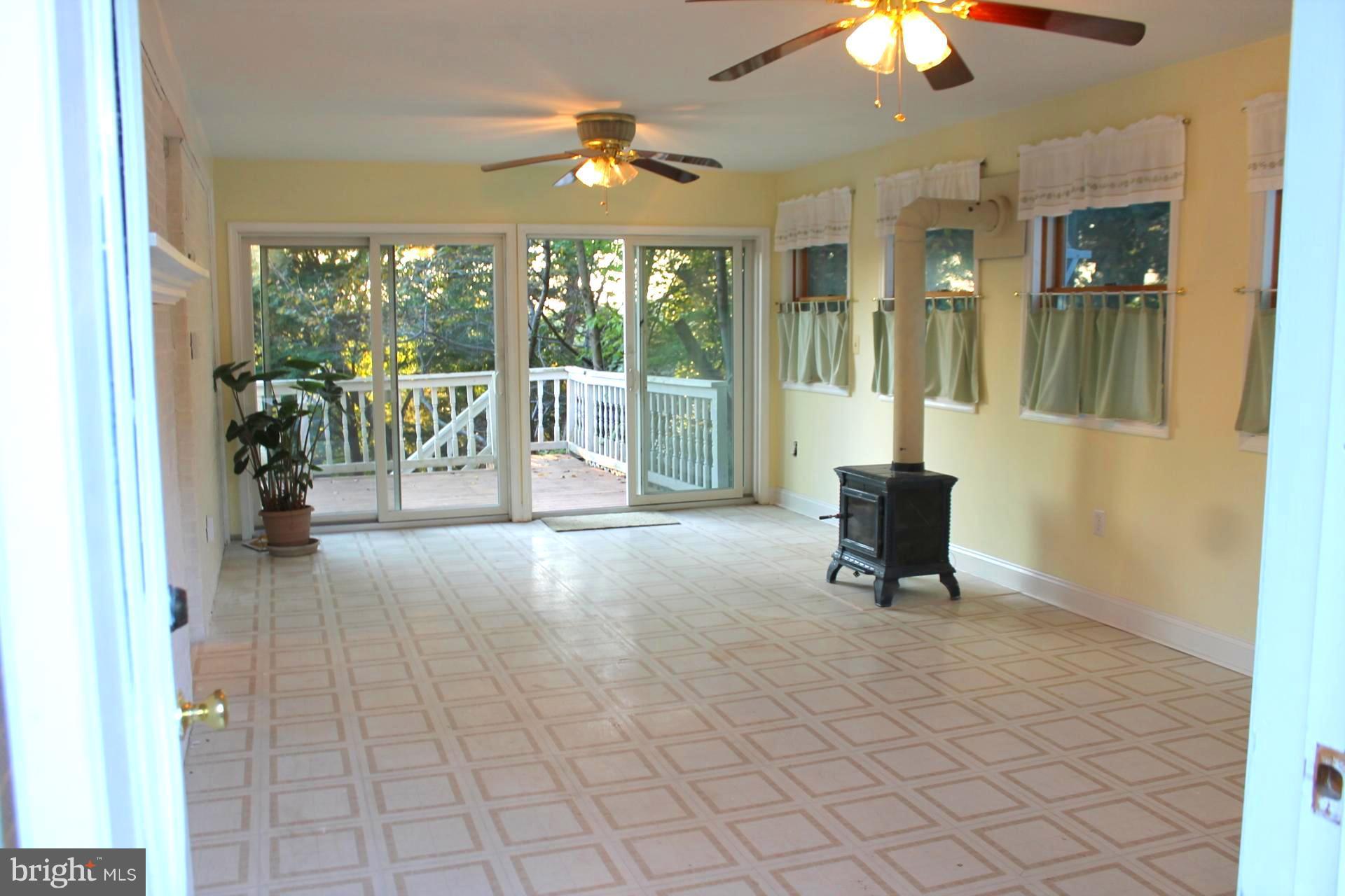Family Room Main Level Woodburning Stove