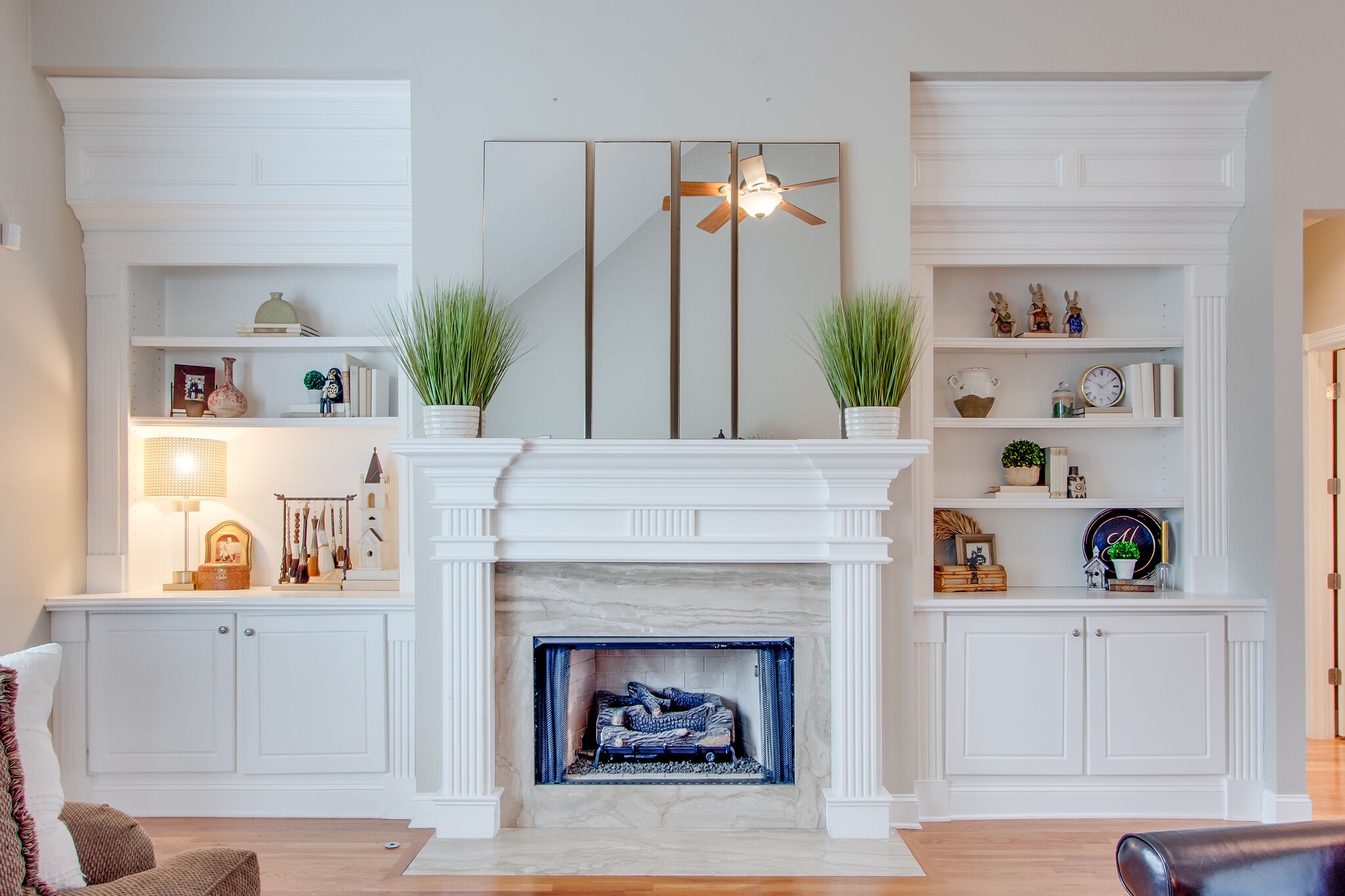 416 Sandcastle Road Franklin, TN 37069 - Photo 14 of 57 a living room with furniture and a fireplace