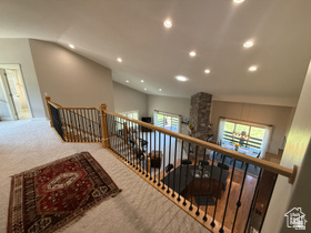 514 North Olympic Way Midway, UT 84049 - Photo 16 of 30 Loft overlooking a vaulted living space with recessed lighting