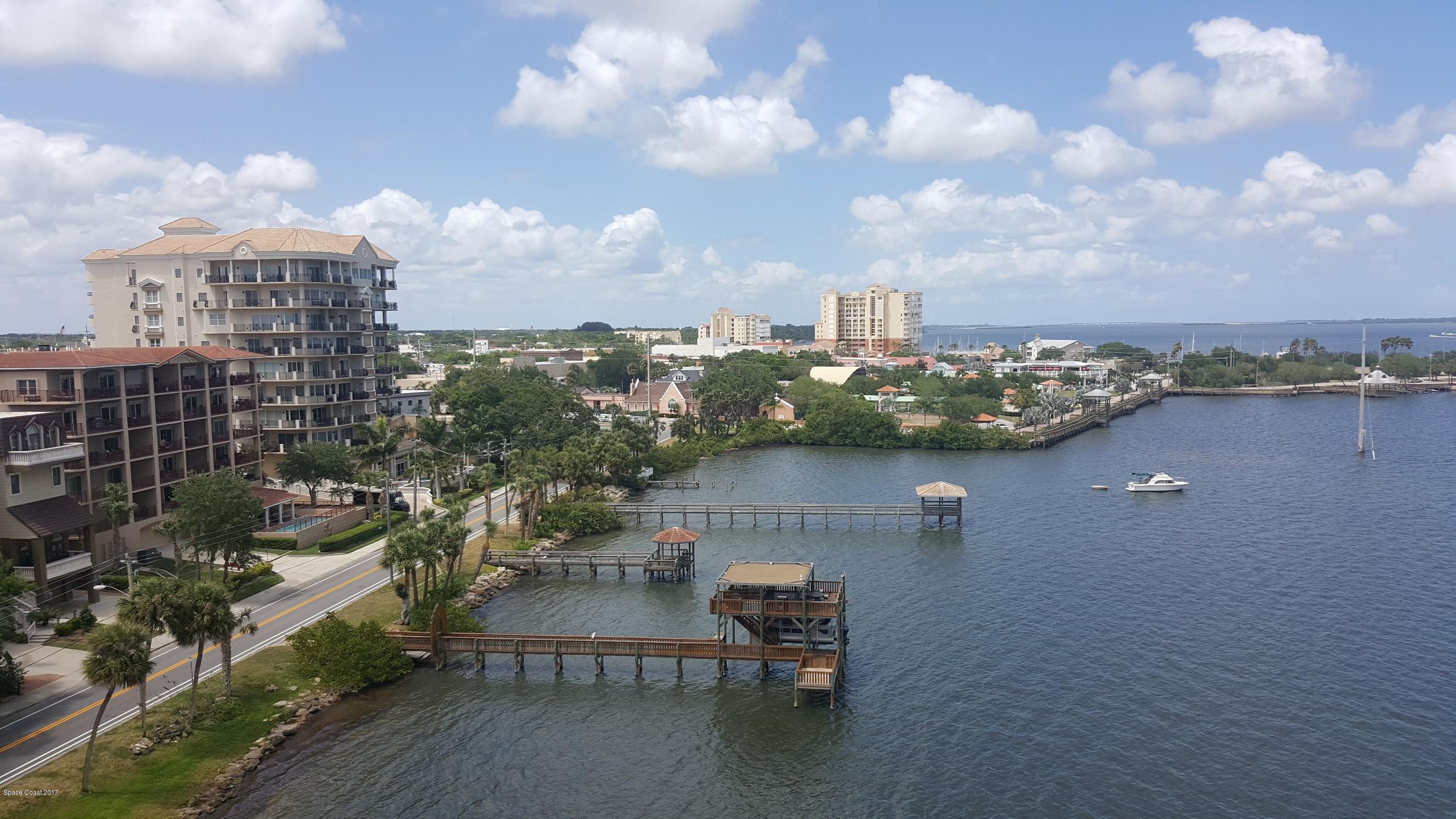 100 Riverside Drive, Unit 804 Cocoa, FL 32922 - Photo 6 of 11 a view of city and a lake