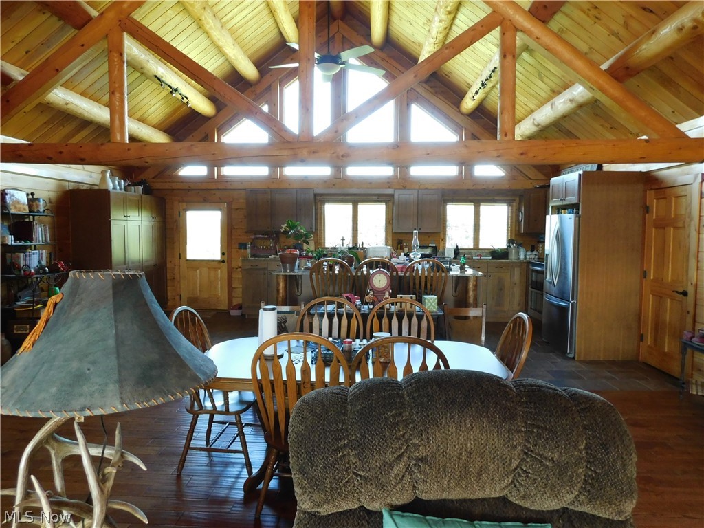 3354 Rising Sun Ridge Road Walker, WV 26180 - Photo 11 of 26 A closer view of the kitchen dining area.