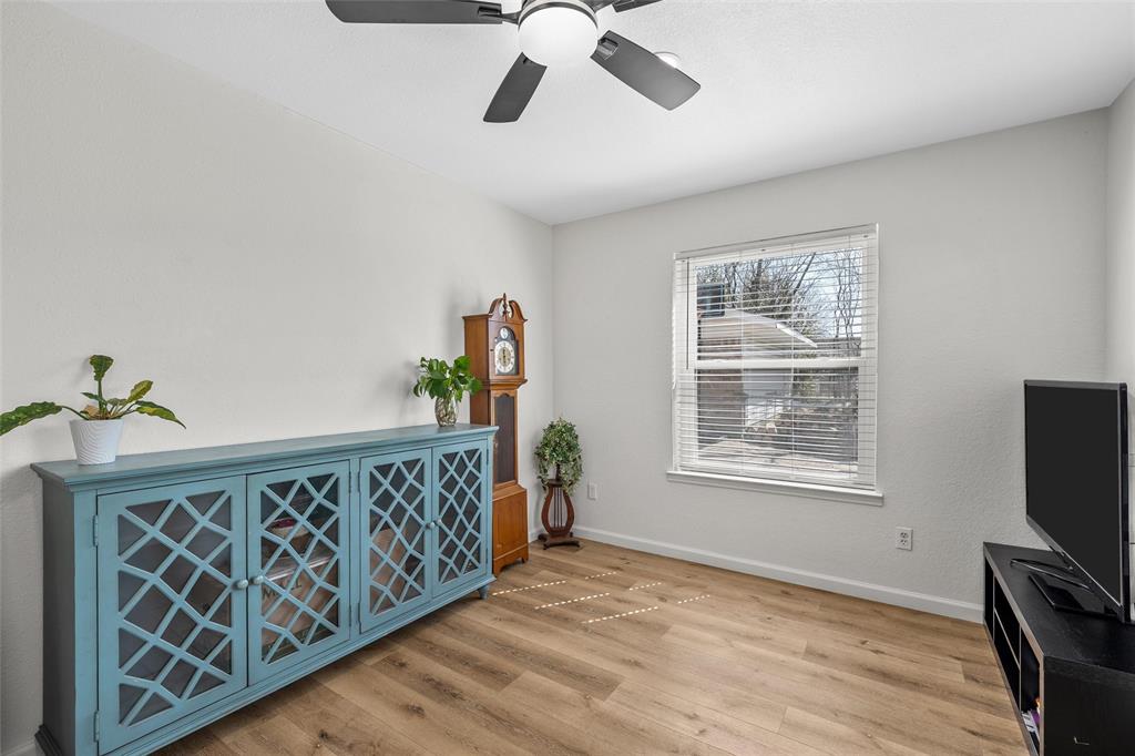 107 South Old Robinson Road Robinson, TX 76706 - Photo 31 of 39 Sitting room with light wood-type flooring and ceiling fan
