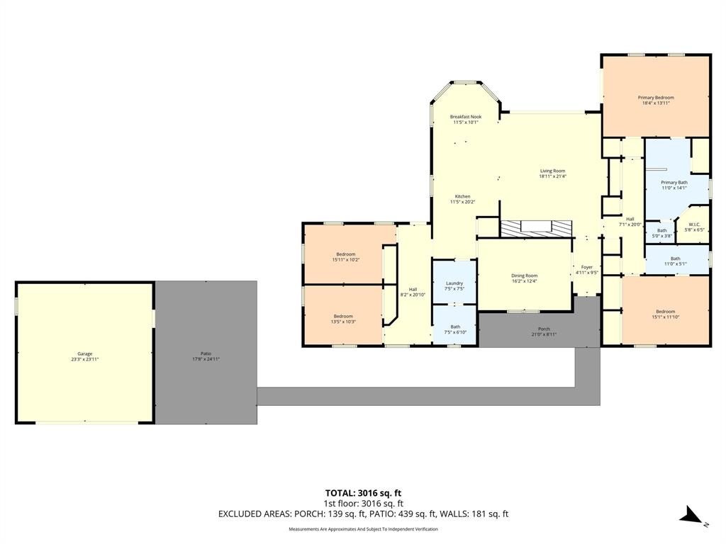 107 South Old Robinson Road Robinson, TX 76706 - Photo 39 of 39 View of property floor plan