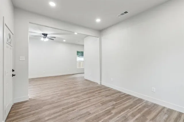 a view of an empty room