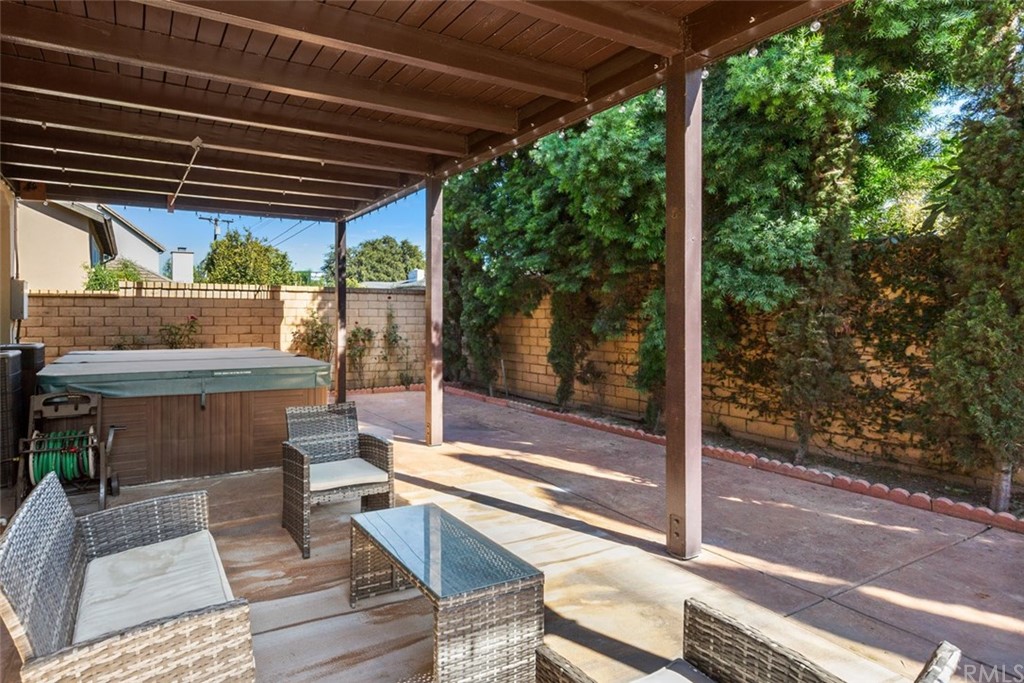 720 West Aster Place Santa Ana, CA 92706 - Photo 38 of 41 a view of backyard with a patio