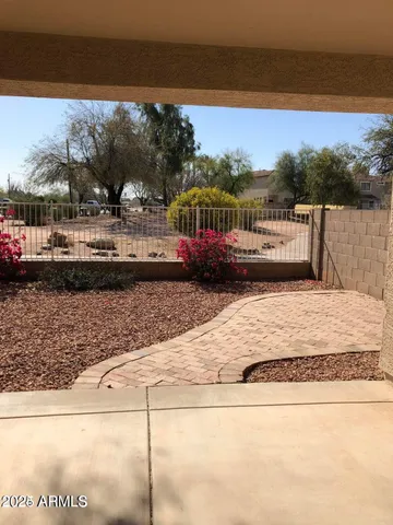 a view of a lake with a house