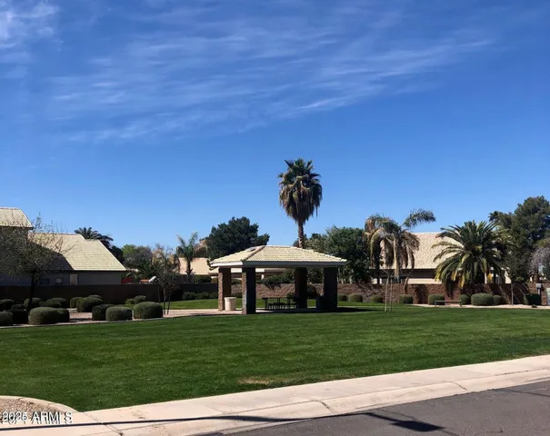 a view of a big yard