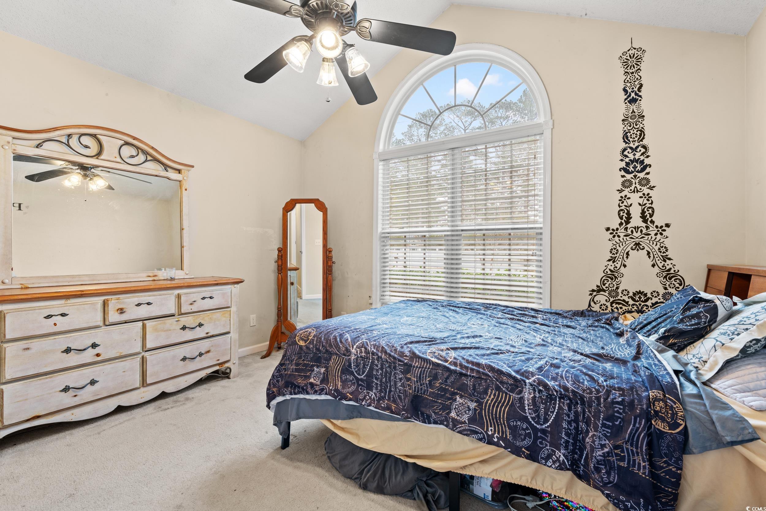 3471 Spivey Street Loris, SC 29569 - Photo 15 of 31 Bedroom with multiple windows, vaulted ceiling, ca