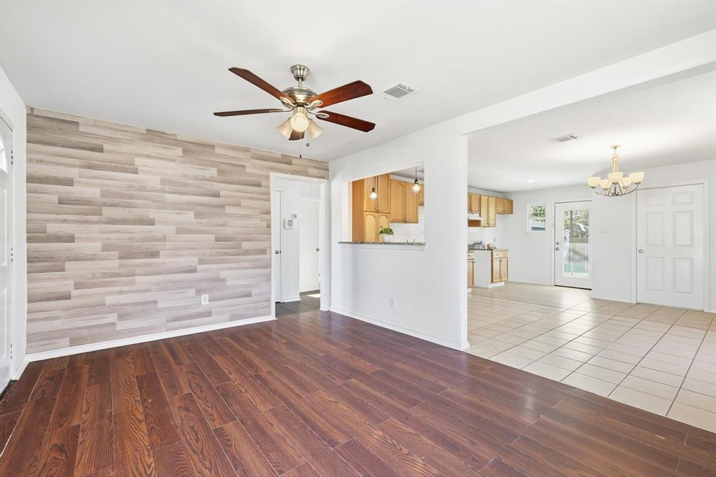 4024 Moler Street Dallas, TX 75211 - Photo 5 of 27 a view of an empty room and wooden floor
